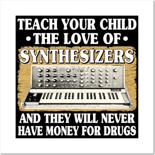 Funny Analog Synthesizer Quote Synths Modular ADSR Posters and Art